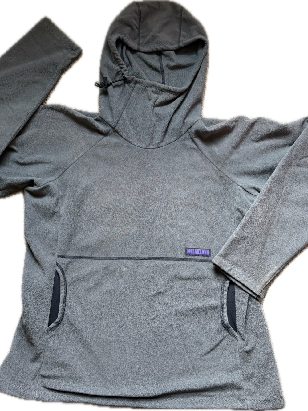 Melanzana Wind Pro Hoodie - Women’s Medium Gray Fleece